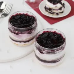 Blueberry  Jar Cake